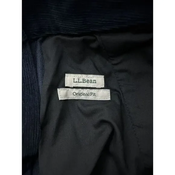 L.L Bean Women's Size 11 Blue Corduroy Pants Japan Fit‎ NEW - Picture 4 of 10